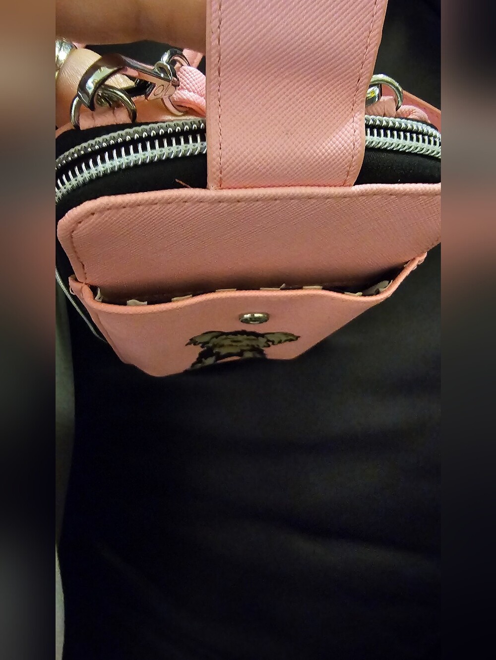 Marc Tetro Yorkshire Terrier Crossbody Phone Wallet NWOT - Picture 4 of 9